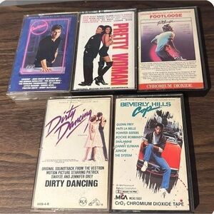 Movie Soundtracks Cassettes - Lot of 5